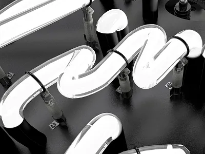 Long Live Retail Neon 3d after effects cinema 4d design graphic design illustrator max media maxon motion graphics neon photshop