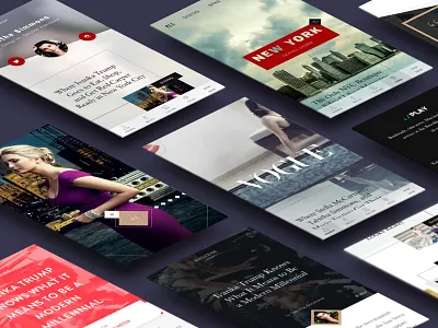 Designs For The Special "Vogue Cities" App editorial fashion ios lifestyle magazine mobile mobile design motion publishing ui user interface ux