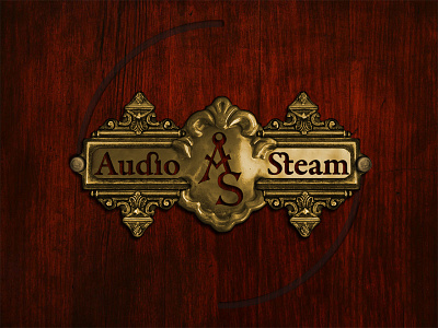 AudioSteam — Steampunk inspired sound app app augmented sound design esoteric designs ios iphone justin marazita logo design marazita steampunk ui