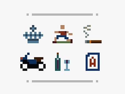 Miny-Tiny Icons Pixel icons old school pda phone pixel pixelart