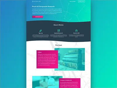 Landing Page Design alternative medicine chiropractic chiropractor health landing page wellness