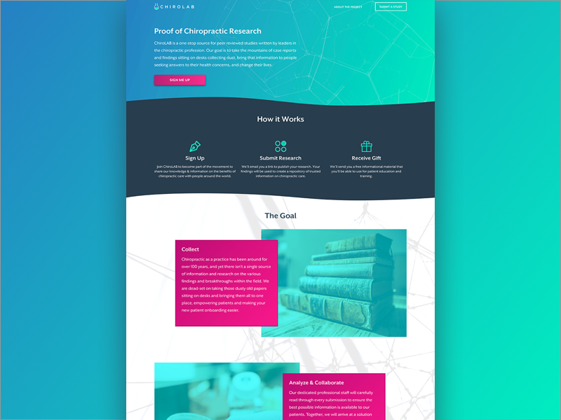 Example of Landing Page Design