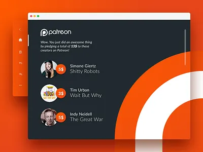 017 Email receipt 017 daily ui dailyui email patreon receipt