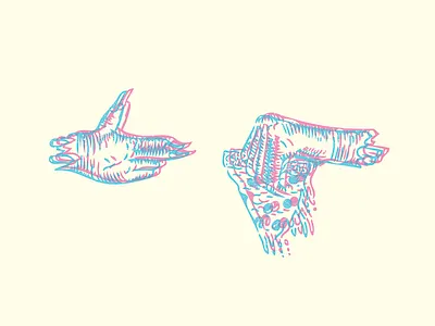 Run the Za branding design flat icon illustration logo poster rap type vector