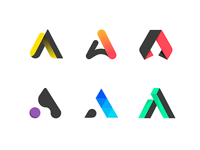 A - logos a brand clean design e graphic identity logo logotype mark pure symbol