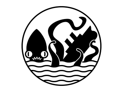 Kraken illustration monster vector