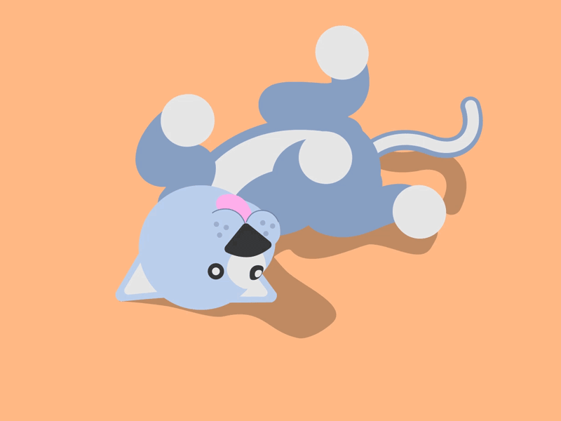 Puppy Fun animation motion motion design motion graphics gif puppy