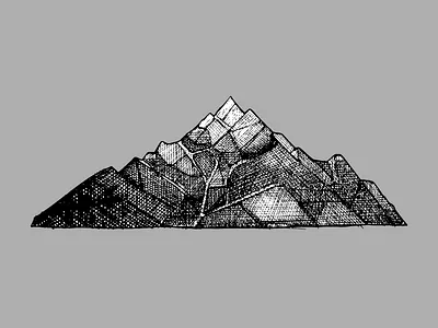 Athos Mount athos black concept greece illustration line mount mountain sketch