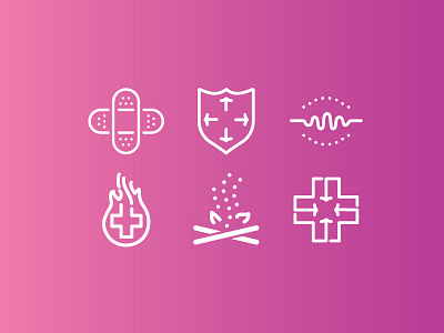 Skin Care Icons healthcare icons inflammation medical skin care