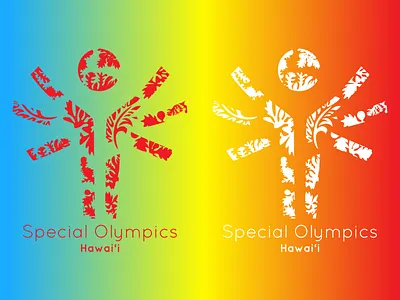 Special Olympics Hawaii athletes hawaii hawaiian print rainbow special olympics