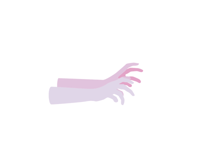 Extend Your Reach animation hands illustration reach sky