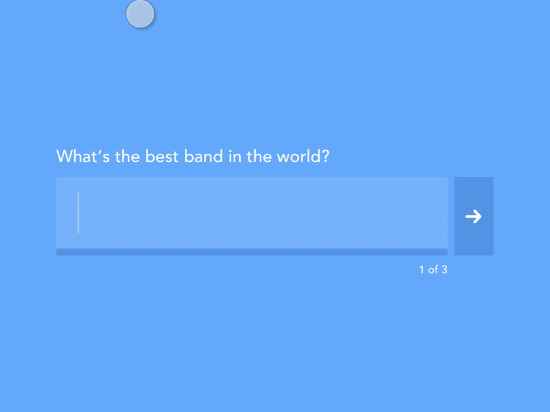 Single Field Sing Up Form Interaction form gif input interaction interface sing up ui ux
