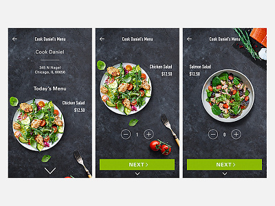 cook mobile ui