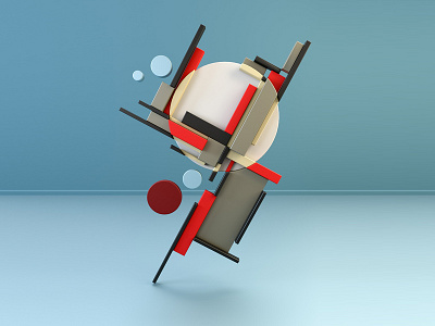 Suprematism & Constructivism 1: Lakov Chernikhov 3d design 3d illustration art cinema4d design digital art