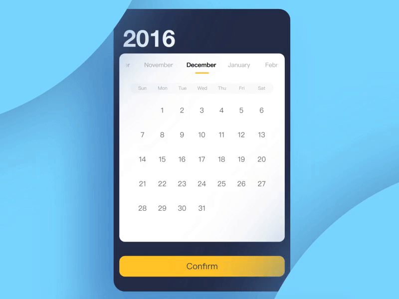 floating calendar calendar calendar controls controls principle ui