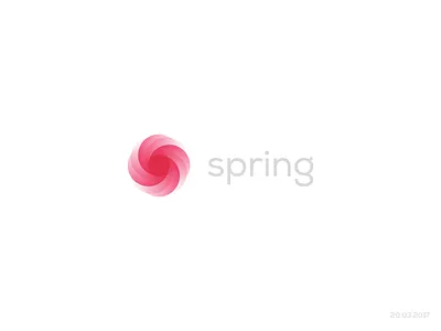 Spring Logo flower logo logo design rose spring sun
