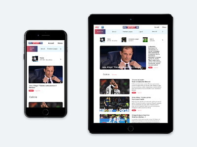 Reimagining Sky Sport Italia - Desktop Responsive desktop gif interaction mobile responsive product design skysport ui ux visual design website