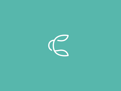 Cura branding c letter line line work logo symbol