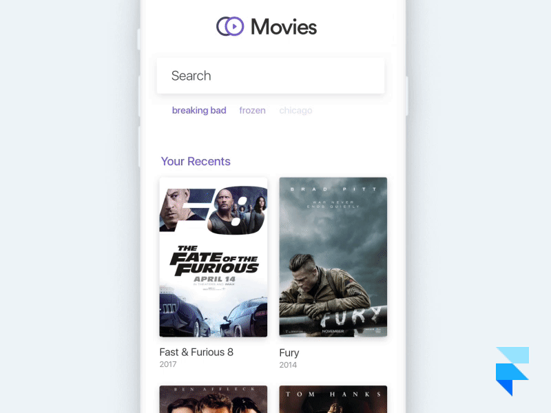 Playing with Framer animated animation app framer framerjs movies prototype search transition