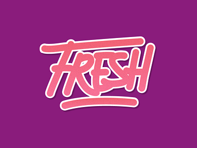 Fresh! typography