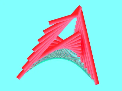 Bridge A bridge composition conection illustration letter lettering type