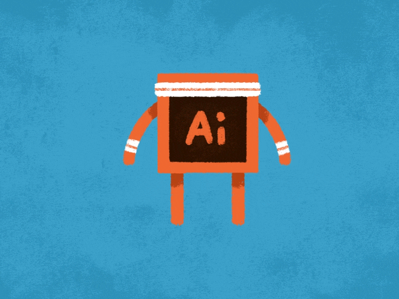 Illustrator Dude ai bob character dance flex illustrator tutorial wave