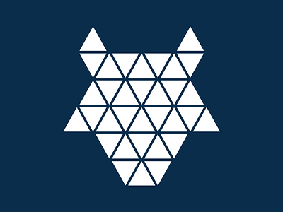 Cow Dark cow polygonal triangular