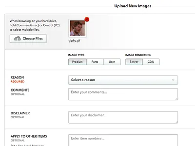 Image uploading admin admin buttons form upload