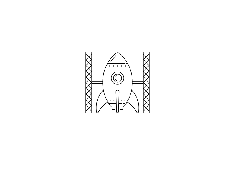 Rocket Launch after effects animation gif launch rocket