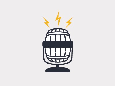 Example of Craft Beer Podcast logo mark
