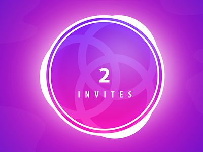 2 Invites 2 basketball debut dribbble gradient invite planet two