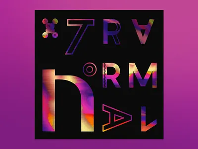 XTRA NORMAL custom editorial gradient identity letters logo print rainbow type typography vector