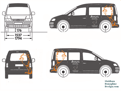 The delivery van advertising branding food branding logo retail branding vehicle livery vehicle signage