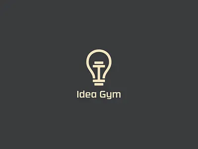 Idea Gym bulb exercise gym heavy idea lift light mind smart think training weight