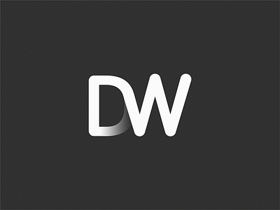 DW icon illustration logo symbol