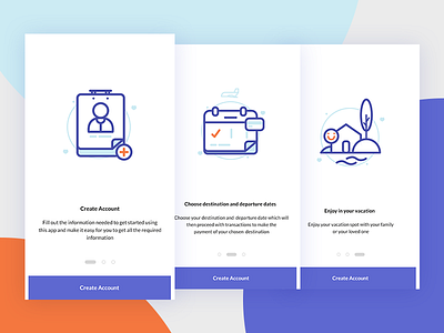 Onboarding apps daily design explore illustration mobile onboarding ui