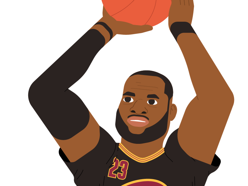 LeBron 23 ball basketball cavaliers character cleveland james king lebron mishax nba shot