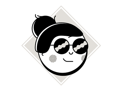 Sunglasses Girl 🕶 character design illustration sunglasses vector
