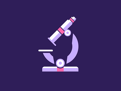 Microscope biology creative icon idea illustration microscope ui