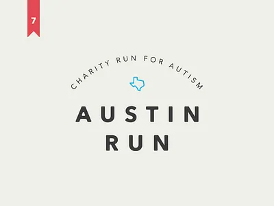 Austin Run | Thirty Logos austin austin run icon logo logomark texas thirty logos thirtylogos