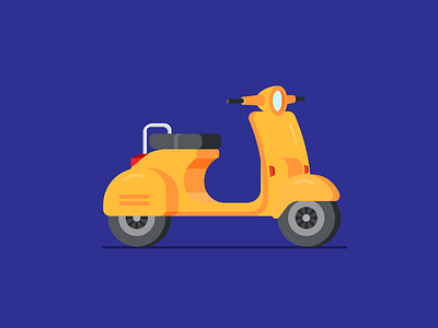 Scooter flat scooter