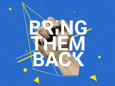 Bring Them Back audience blue customers design triangles tshirt