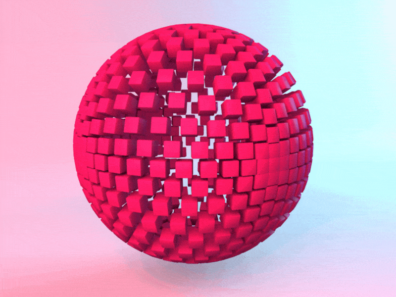 Hello dribbble ae c4d first shot