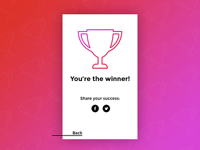 Daily UI #10 mobile share success ui