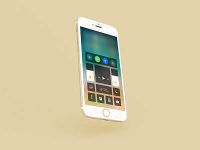 iOS 11 - Control Center Re-Design apple control center ios11 iphone