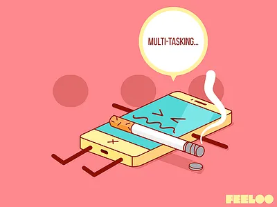 Feeloo - Your Mobile Has Feelings! #23 app feeloo feeloo the game flat game illustration ios iphone mobile run and jump vector video game