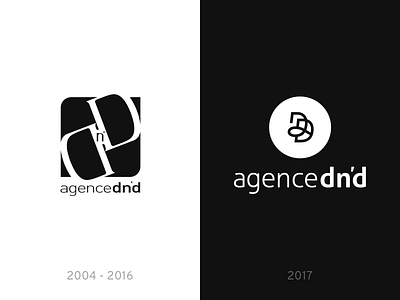 History of our logotype agence dnd history logo new proud