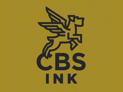 Cbs Ink Flying Schnauzer brand design dog identity illustration logo schnauzer sport vector wing