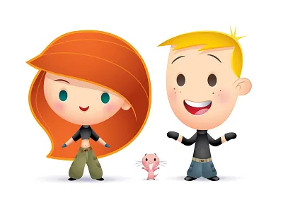 Kim Possible disney disney channel jerrod maruyama jmaruyama kim possible ron stoppable rufus