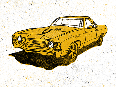 El Camino illustration nashvile poster